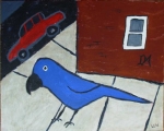 Big Blue Bird Paintings